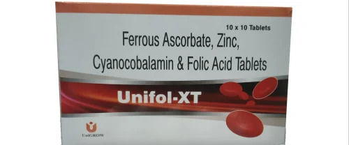 Ferrous Ascorbate, Zinc, Cyanocobalamin And Folic Acid Tablets