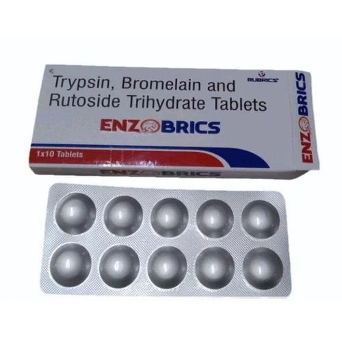 Rubrics Trypsin Bromelain Rutoside Diclofenac Tablets