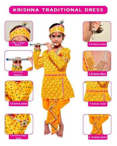 Skin Friendly Traditional Lord Krishna Dress