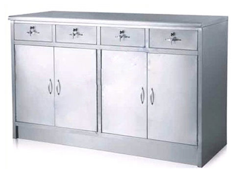 Steel Medical Cabinet For Hospital - Color: Silver