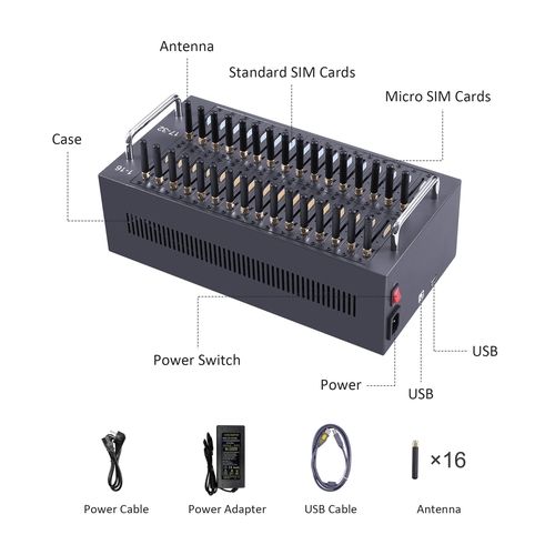 4g modem 32 port gsm sms modem sms sending and receiving card data test hot selling 32 port usb gsm modem pool mtk card reader