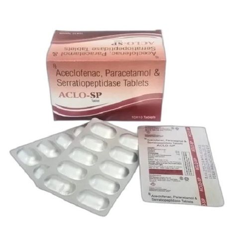 Aceclofenac Paracetamol Serratiopeptidase Tablet