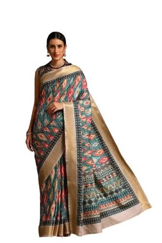 Casual Ikkat Print Saree