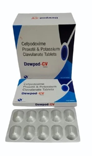 Cefpodoxime Proxetil 200mg, Potassium Clavulanate Clavulanic Acid 125mg Tablets