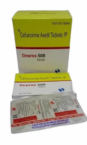 Cefuroxime Axetil Tablets IP 500mg - Medicine Grade, For Hospital and Clinic Use, Requires Prescription