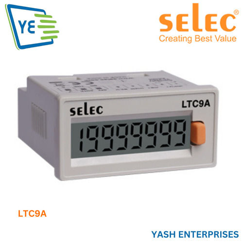 Selec 7 1/2 Digit LCD Display Time Count Totalizer