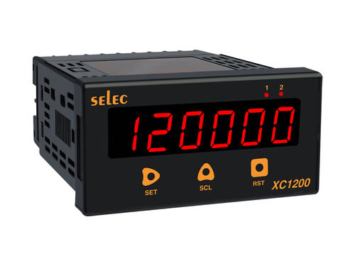 Selec LED Indicators Make Programmable Counter with rate indicator