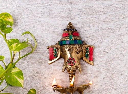 brass ganesh statue