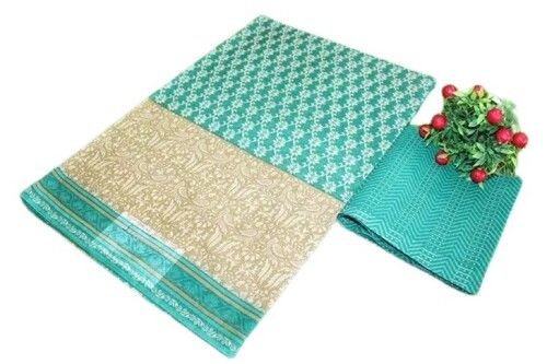 Attractive Mul Mul Hand Print Sarees