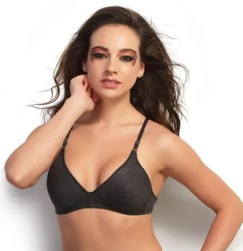 Daily Wear Skin-Friendly Regular Fit Hosiery Plain 3/4th Coverage Non Wired Ladies Bra