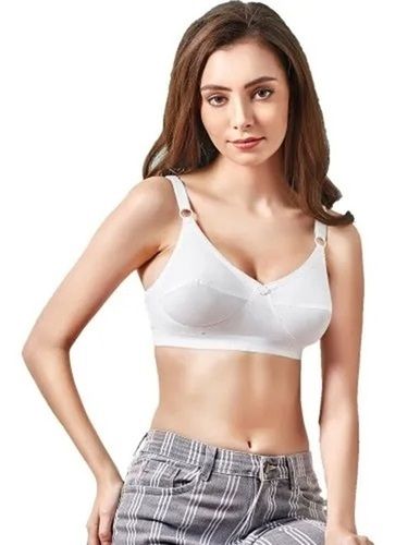 Daily Wear Skin-Friendly Regular Fit Cotton Plain 3/4th Coverage Ladies Bra