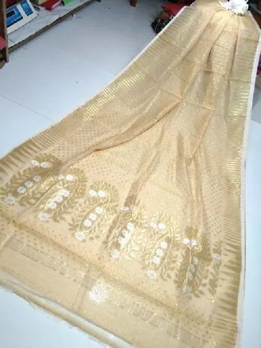 Cotton Silk Jori Jamdani Saree