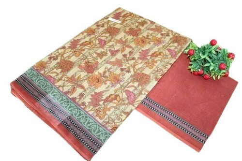 Hand Wash Mul Mul Printed Sarees - Soft Touch Fabric, Various Sizes, Available for All Seasons