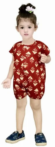 Red Baby Romper