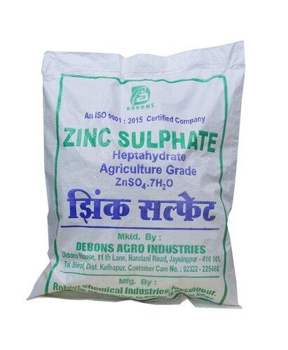 Zinc Sulphate Powder For Agriculture Applications Use