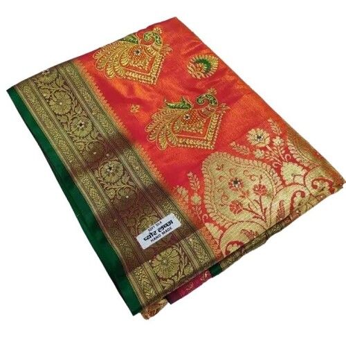 Banarasi Satin Silk Hand Work Saree