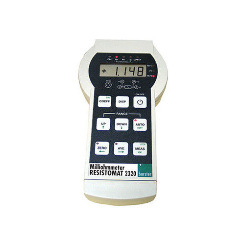 Battery-operated milliohmmeter - RESISTOMAT(R) 2320