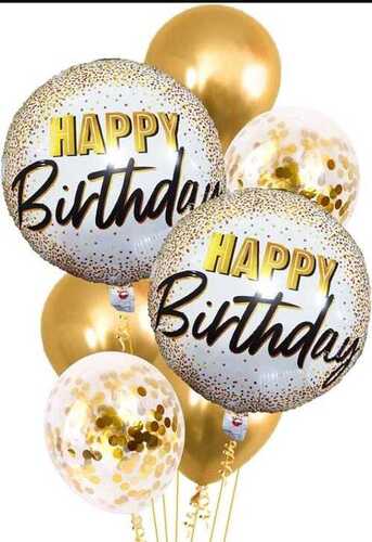 Happy Birthday Foil Balloons Set Of 7 Pcs