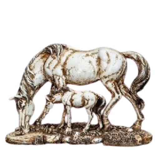 Resin Horse Face Statue