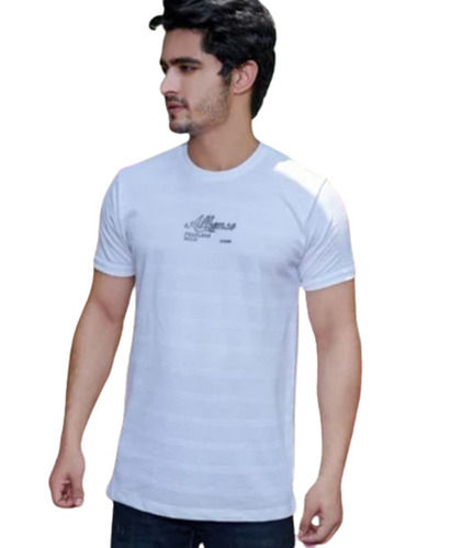 White Color Mens T Shirts