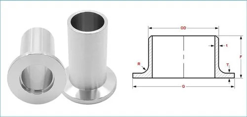 High Strength Rust Free 310 Stainless Steel Lap Joint Stub End