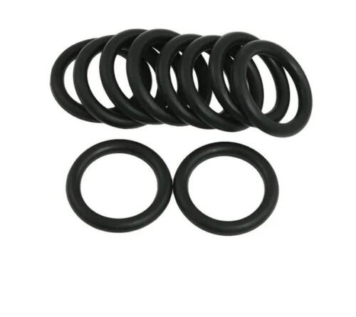 Black Color Round Shape Rubber Material Rubber O Ring