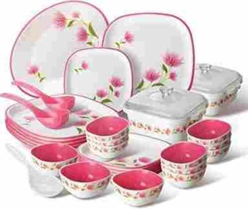 Dishwasher Safe Designer Plastic Crockery Set For Kitchen