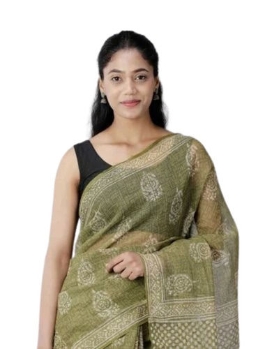 Hand Block Kota Doria Saree