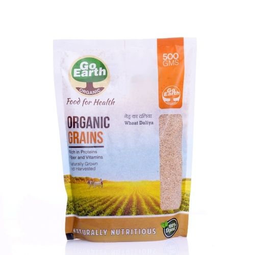 Organic Wheat Dalia Broken Wheat 500 Gram By GO EARTH ORGANIC