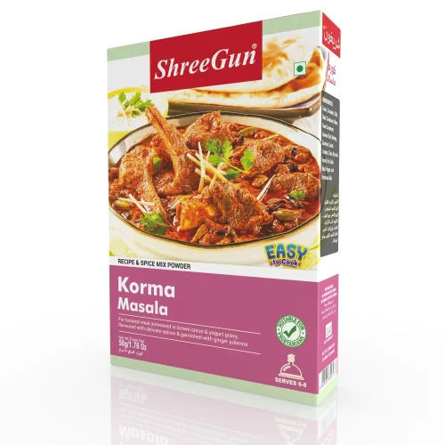 Shreegun Korma Masala, Packaging Size 50 Gm