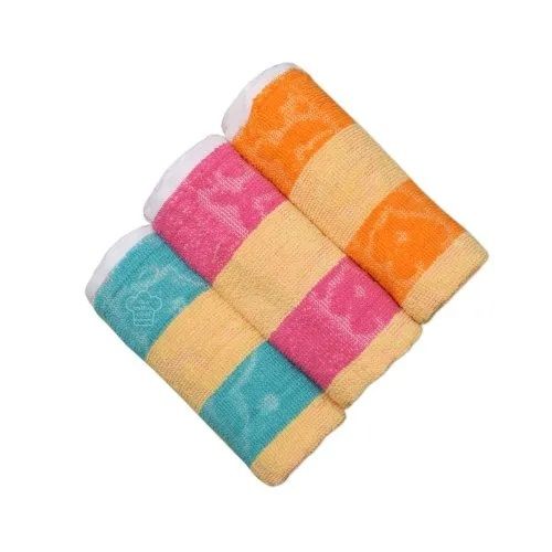 Square Shape Skin-Friendly Water Absorbent Ultra Soft Touch Plain Cotton Hand Towels