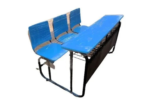 Attractive Look 3 Seater School Desk