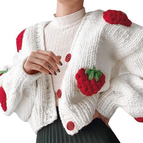 Ladies Full Sleeves Knitted Stylish Cardigan