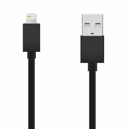 USB Data Cable - High Efficiency, Shock and Heat Resistant | Lightweight, High Speed, Easy to Use, Standard Size, Black Rubber Jacket