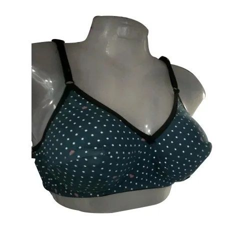 Dotted Cotton Bra