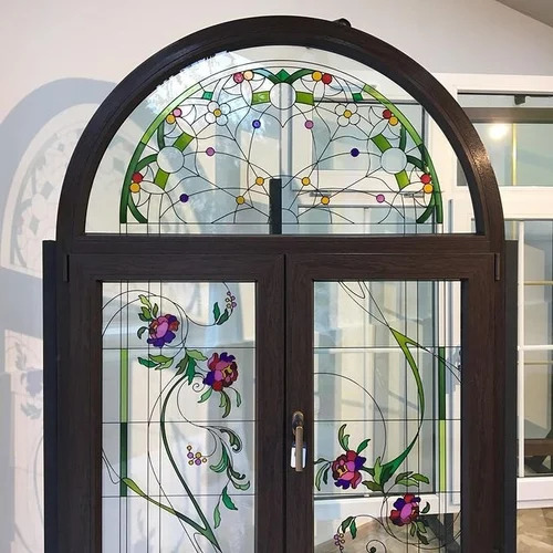 High Quality And Eco Friendly UPVC Arch Windows