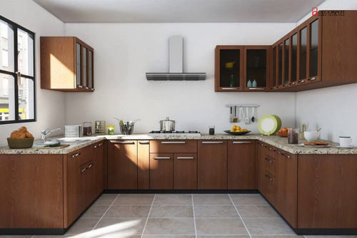 Modern U Shape Modular Kitchen