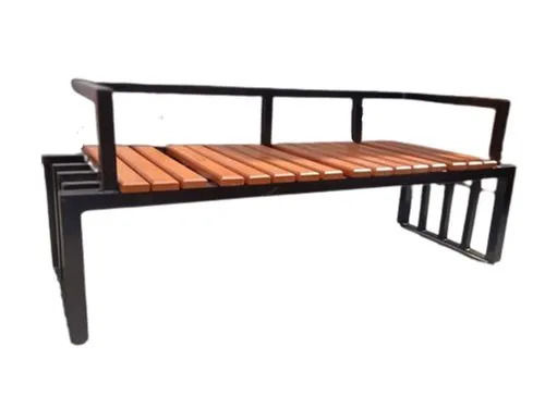 Outdoor Mild Steel 3 Seater Garden Bench