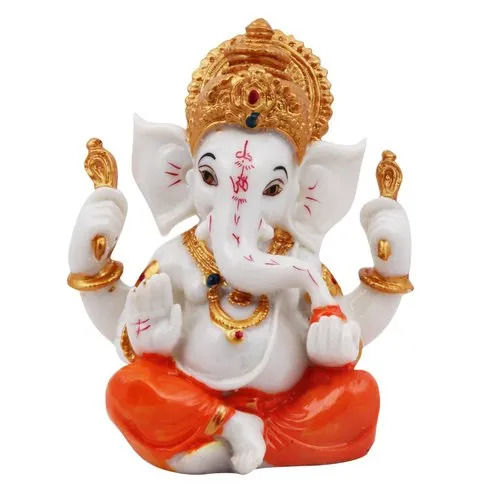 Hand Carved Resin Ganpati Statue