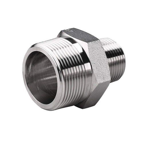 Stainless Steel Pipe Fitting Hex Nipple Male Threading 2 inch Sch 40 