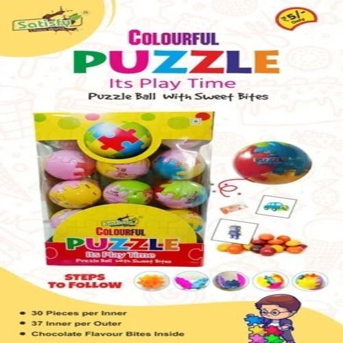 Colourful Puzzle Ball Soft Candy 