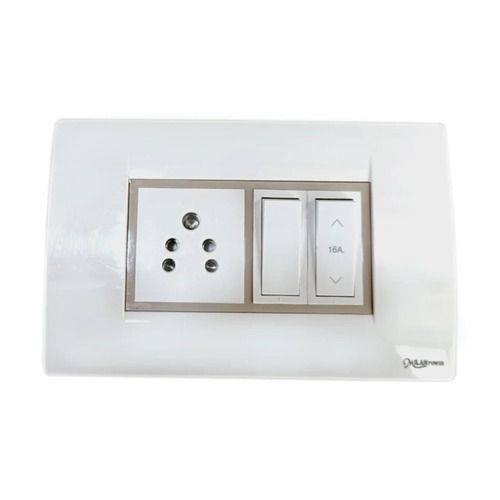 White Color 16A Polycarbonate Electrical Switch Board