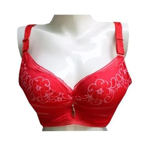 Daily Wear Skin-Friendly Regular Fit Breathable Lycra Cotton Plain Non-Padded Ladies Bra