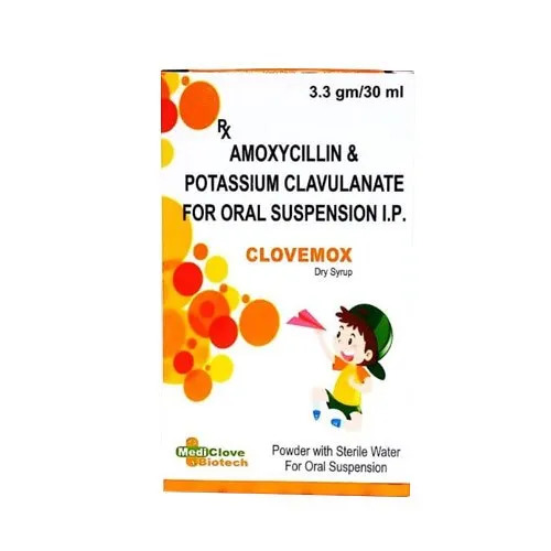 एमोक्सिसिलिन और पोटैशियम क्लावुलिनेट ड्राई सिरप