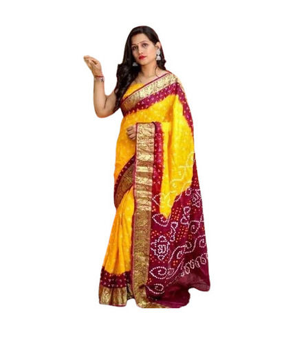 Bandhani Silk Saree