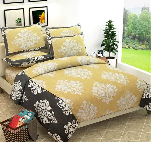 Cotton Printed Double Bed Sheet