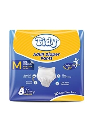 Adult Pull-Up Diapers - Cotton Blend, M(24-44) L(40-56) XL(48-62) | Soft Breathable, 8-Hour Absorbency, Leak Guard Protection, Ultra-Comfortable