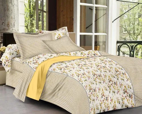 Jaipuri Cotton Printed Double Bed Sheet