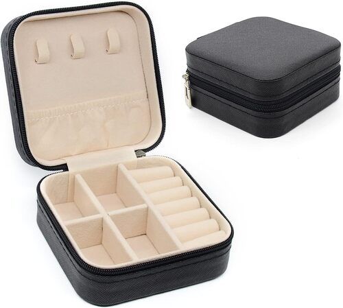 PU Leather Mini Jewellery Travel Case