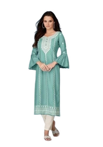 Casual Wear Rayon Fancy Kurti